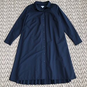J Jill size medium pleated shirt dress